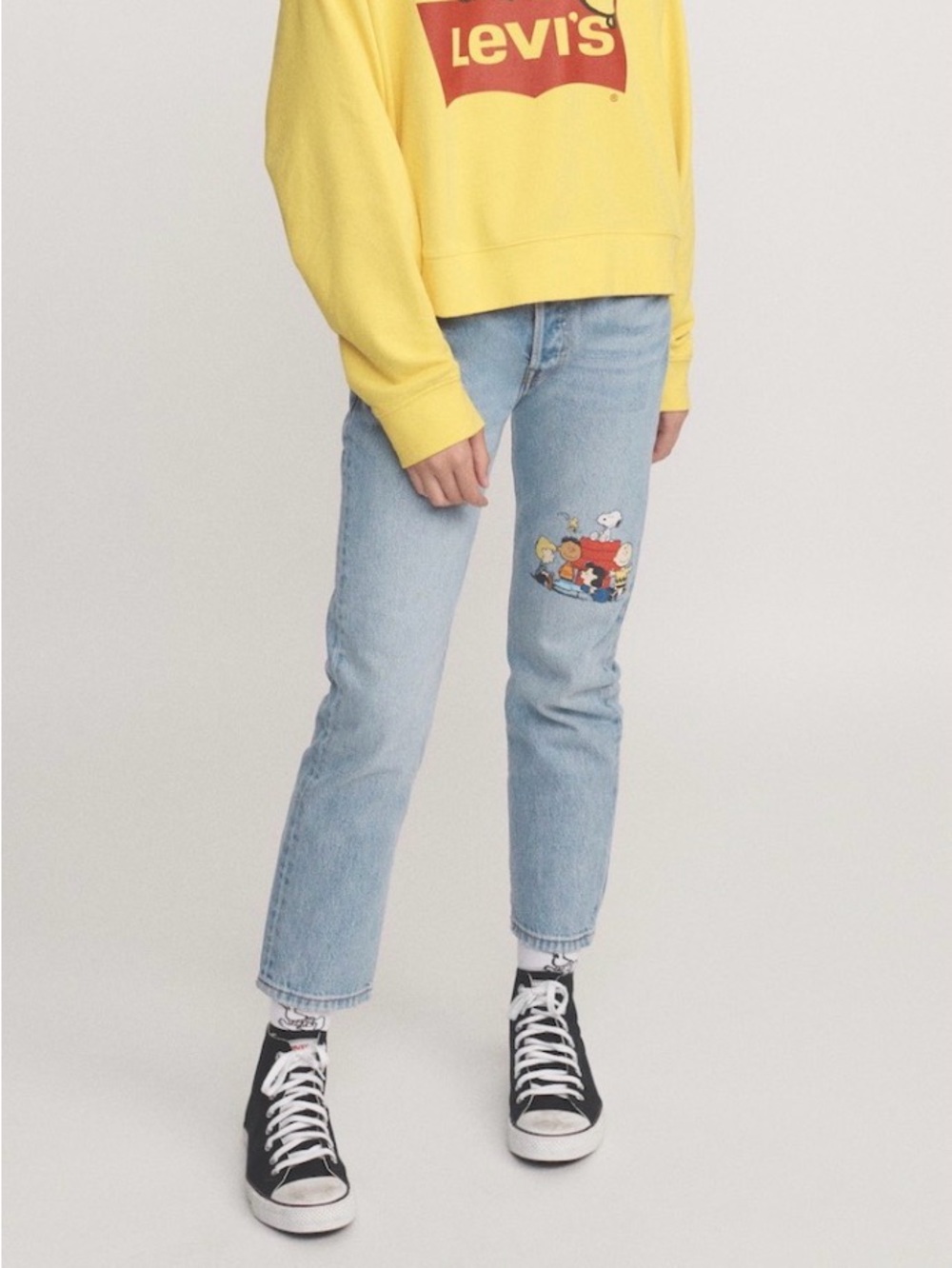 Levi's limited edition Snoopy jeans